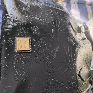 Dooney & Bourke Black Embossed Shoulder Bag